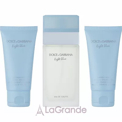 Dolce & Gabbana Light Blue pour Femme  (  50  +    50  +    50 )