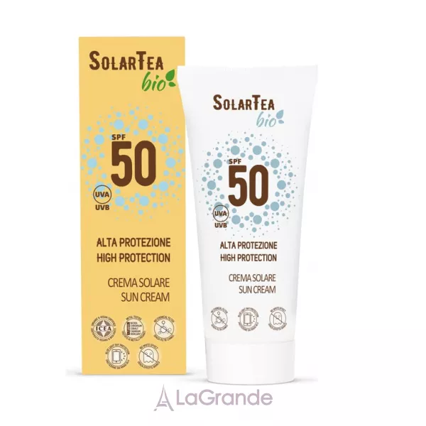Bema Cosmetici Solar Tea Bio Sun Cream SPF 50 ���� ������������� � ������� ����� ������� ��� ������� �� ���