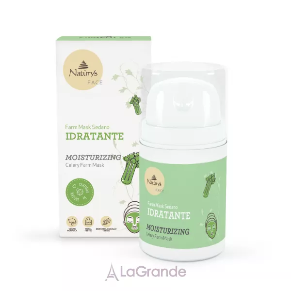 Bema Cosmetici Naturys Moisturizing Celery Farm Mask ����������� ����� ��� ���� � ����������