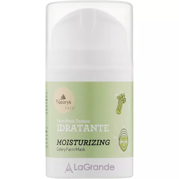 Bema Cosmetici Naturys Moisturizing Celery Farm Mask ����������� ����� ��� ���� � ����������
