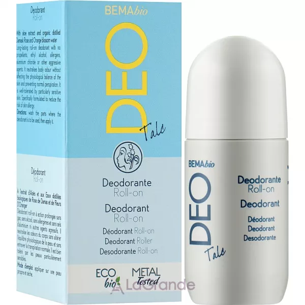 Bema Cosmetici Bio Deo Deodorant Roll-On ��������� ���������� ������������ 䳿 � �������