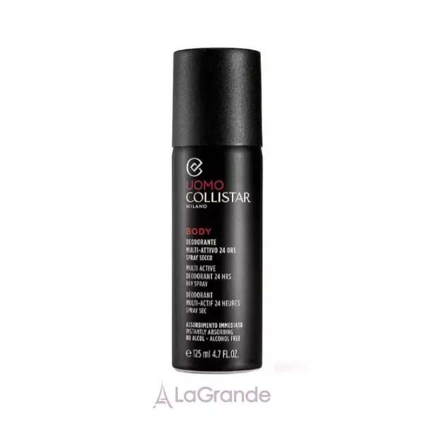 Collistar  Linea Uomo Multi-Active Deodorant 24 Hours Dry Spray ����������-����� 24 �������� ��������