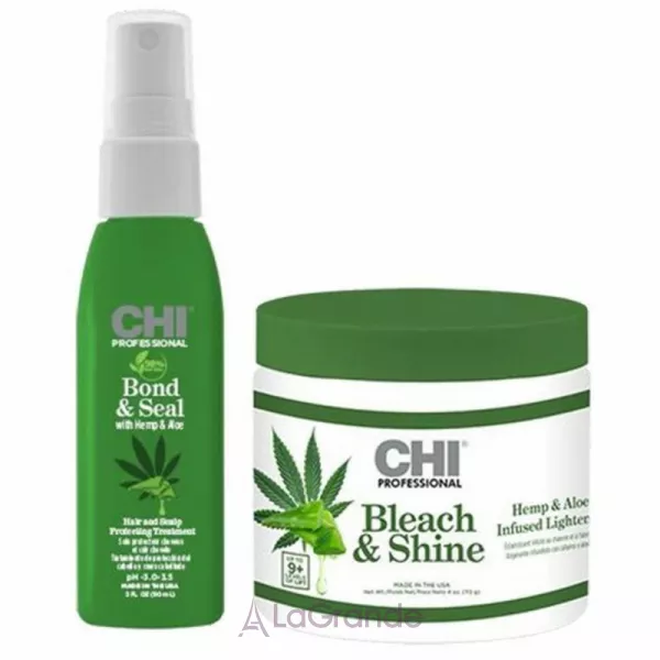 CHI Hemp & Aloe Bond+ Sample Kit ���� ��� ��������� ������� (h/spr/59ml + bl/pw/113g)