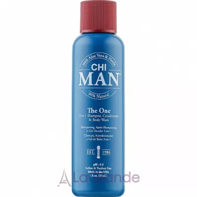 CHI Man The One 3-in-1 Shampoo, Conditioner & Body Wash  3  1 ,     