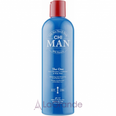 CHI Man The One 3-in-1 Shampoo, Conditioner & Body Wash  3  1 ,     