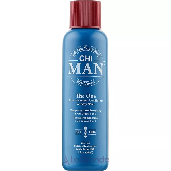 CHI Man The One 3-in-1 Shampoo, Conditioner & Body Wash �������� 3 � 1 �������, ����������� � ���� ��� ����
