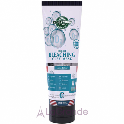 Hollywood Style Organic Bubble Bleaching Clay Mask    
