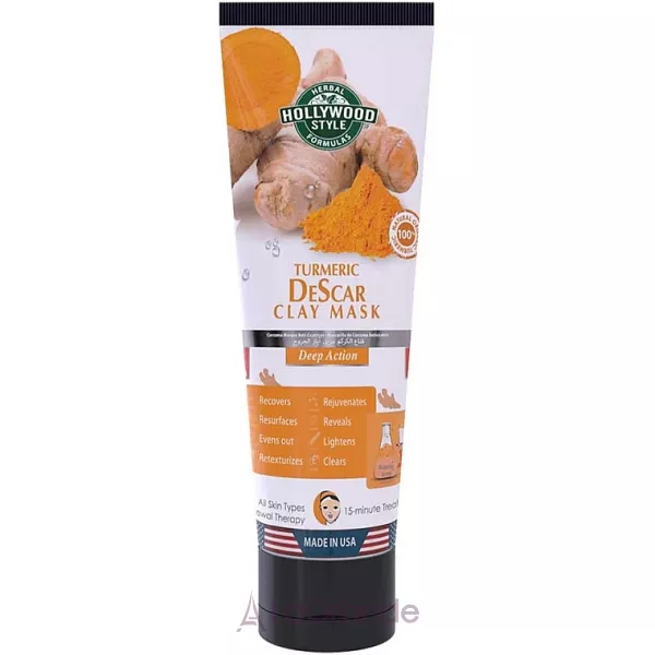 Hollywood Style Organic Turmeric DeScar Clay Mask ����� ��� ������� ����� ������� �� ��������