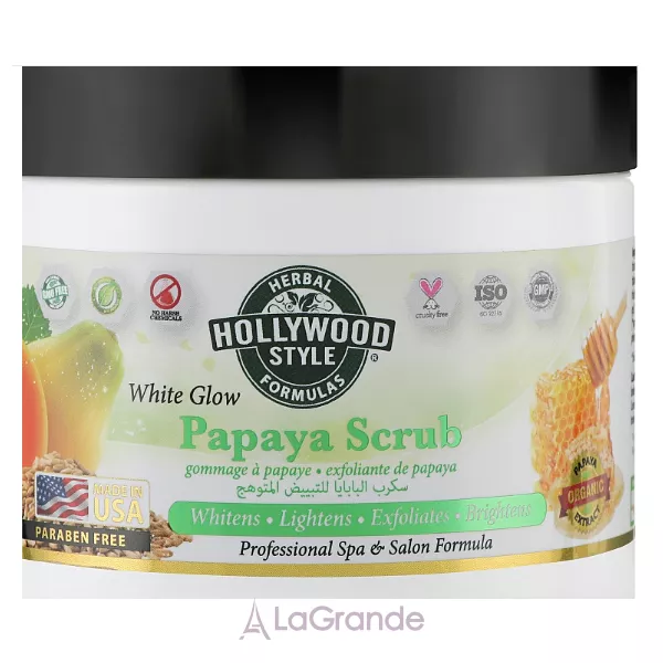 Hollywood Style White Glow Papaya Scrub ³�������� ����� ��� ������� � ���������� �����