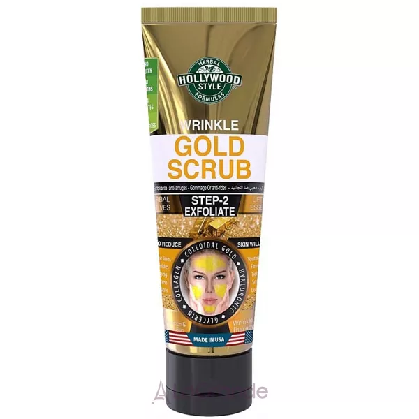 Hollywood Style Wrinkle Gold Scrub ����� ��� ������� � �������� �������, ���������, ����������� ��������