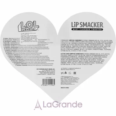 Lip Smacker L.O.L. Surprise!     Diva+Miss Punk (lip/balm/4g)
