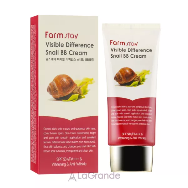 Farmstay Visible Difference Snail BB Cream SPF 50 ��-���� � ���������� ����� ������