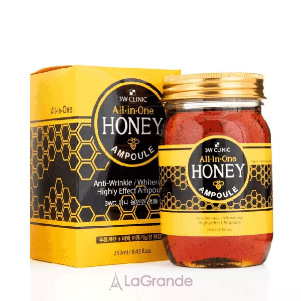 3W Clinic All In One Honey Ampoule ������� ������������������� ��������� ��� ����