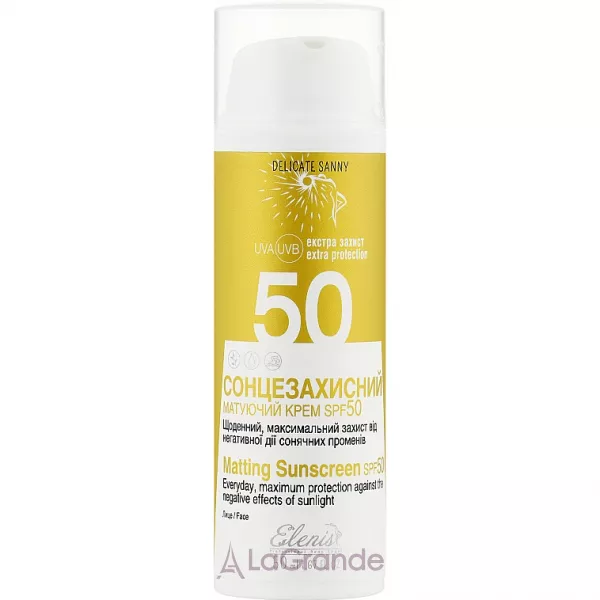 Elenis Matting Sunscreen Cream ������������� �������� ���� SPF 50