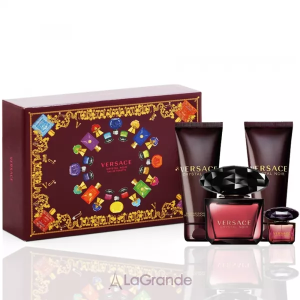 Versace Crystal Noir ���� (�������� ���� 90 �� + �������� ���� 5 �� + ������� ��� ��� 100 �� + ���� ��� ���� 100 ��)