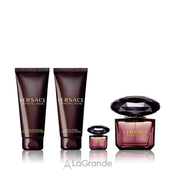 Versace Crystal Noir ���� (�������� ���� 90 �� + �������� ���� 5 �� + ������� ��� ��� 100 �� + ���� ��� ���� 100 ��)