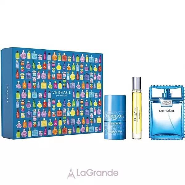 Versace Man Eau Fraiche ���� (�������� ���� 100 �� + ����������-��� 75 �� + �������� ���� 10 ��)