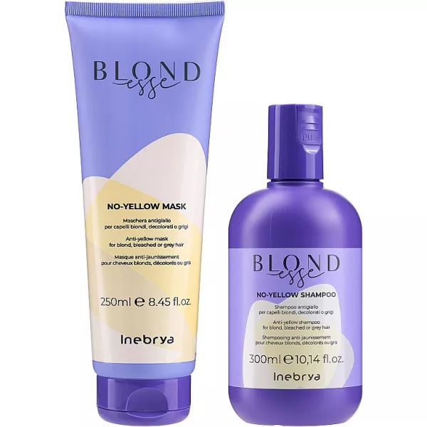 Inebrya Blondesse No-Yellow Kit ����� ��� ����������� � ����� ����� (shm/300ml + mask/250ml)