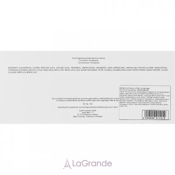 Klapp SkinConCellular Hydra Concentrate Ampoules ���������� ������ � �������� ���������