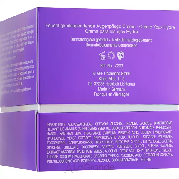 Klapp Repagen Hyaluron Selection 7 Hydra Eye Care Cream ó������� ��� ����