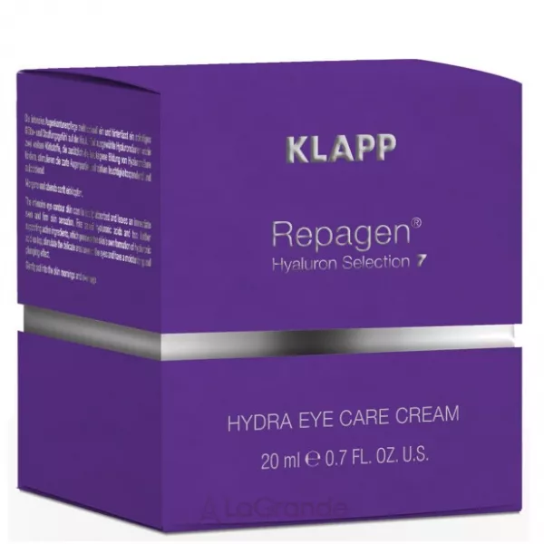 Klapp Repagen Hyaluron Selection 7 Hydra Eye Care Cream ó������� ��� ����
