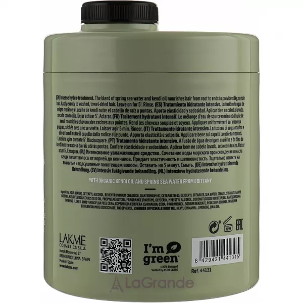 Lakme Teknia Organic Balance Treatment ���������� ���������� ����� ��� ��� ���� �������