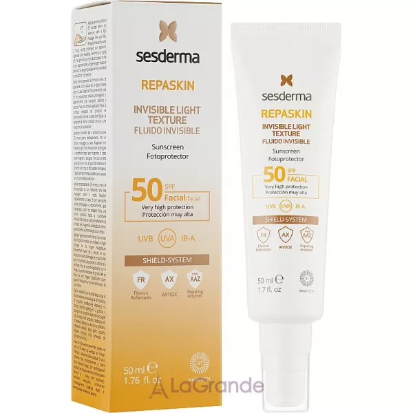 SesDerma Laboratories Repaskin Invisible Light Texture ������������� ����� ��� ������� SPF50