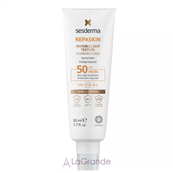 SesDerma Laboratories Repaskin Invisible Light Texture ������������� ����� ��� ������� SPF50