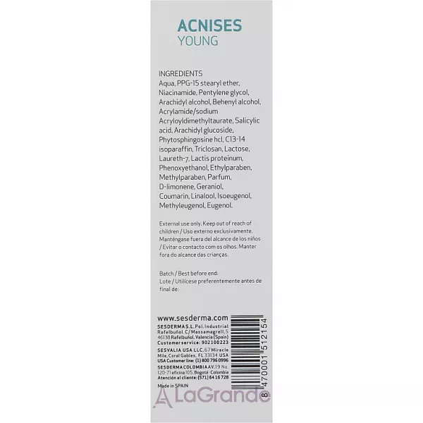 SesDerma Laboratories Acnises Young Gel Cream ����-���� ��� ������ ��������� ����