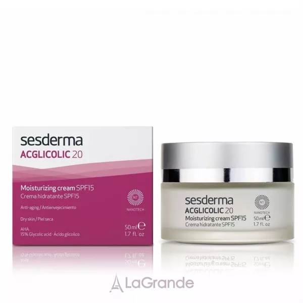 SeSDerma Laboratories Acglicolic 20 Moisturizing Cream ����������� ���� ��� ������� SPF15