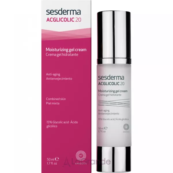 SesDerma Laboratories Acglicolic 20 Moisturizing Cream Gel ����������� ����-���� ��� ����