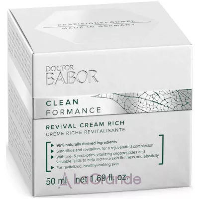 Babor Doctor Babor Clean Formance Revival Cream Rich       