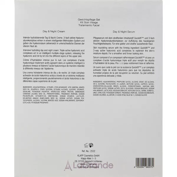 Klapp Hyaluronic Face Care Set ����� 