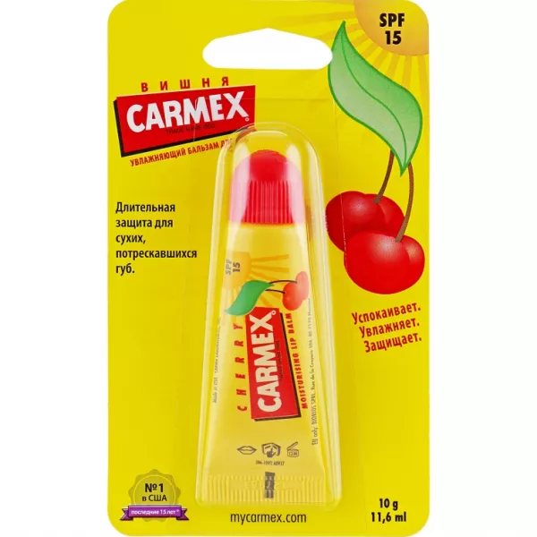 Carmex Cherry Moisturizing Lip Balm Tube SPF15 ������� ��� ��� � ������ 