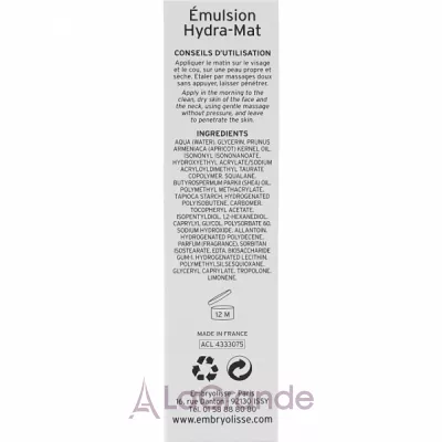 Embryolisse Laboratories Hydra-Mat Emulsion ó-   