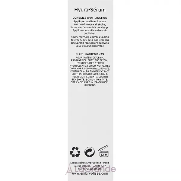 Embryolisse Laboratories Hydra-Serum ������������� ���������� ��������� ��� �������