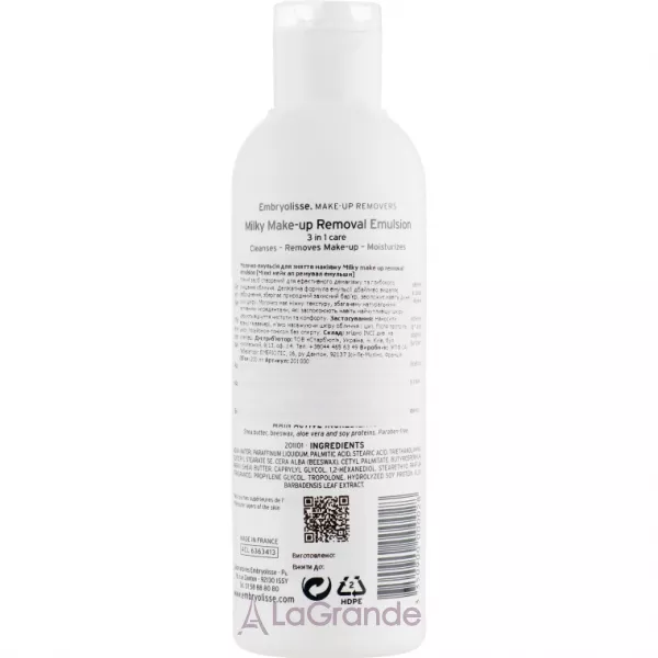 Embryolisse Laboratories Miky Make-Up Removal Emulsion �������-������� ��� ������ ������