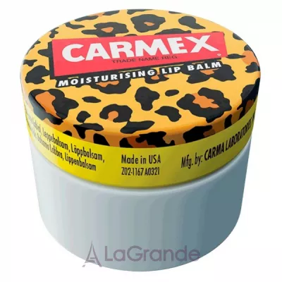 Carmex Moisturising Lip Balm Pot Wild Edition      