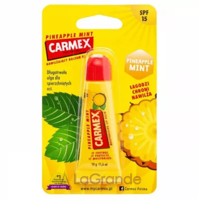 Carmex Moisturising Lip Balm Pineapple & Mint SPF15      
