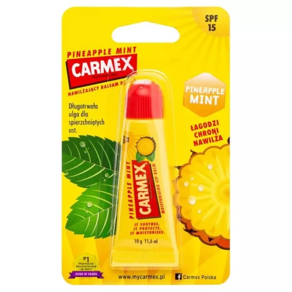 Carmex Moisturising Lip Balm Pineapple & Mint SPF15 ������� ��� ��� � ������ 