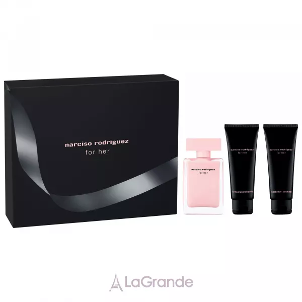 Narciso Rodriguez For Her Eau de Parfum ����� (��������������� ���� 50 �� + ������ ��� ���� 75 �� + ���� ��� ���� 75 ��)