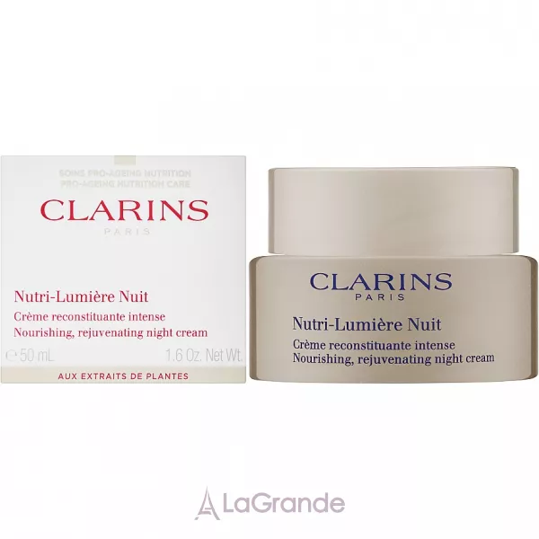 Clarins Nutri-Lumiere Nuit Nourishing Rejuvenating Night Cream ������ ������������� ����