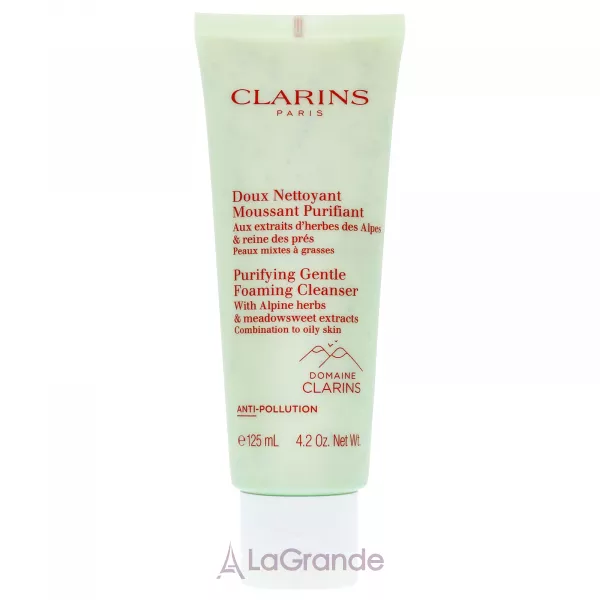 Clarins Purifying Gentle Foaming Cleanser With Alpine Herbs ��������� ��������� ���� � ����������� �������