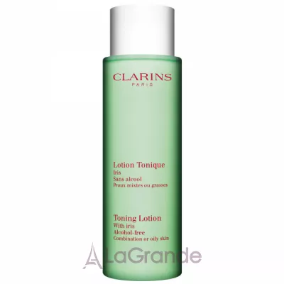 Clarins Purifying Toning Lotion with Meadowsweet & Saffron Flower Extracts       