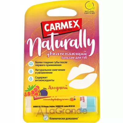 Carmex Naturally Lip Balm Berry    