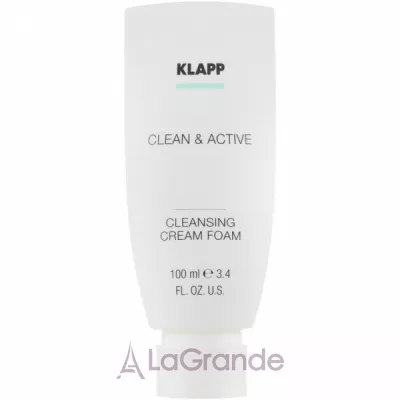 Klapp Clean & Active Cleansing Cream Foam   -  