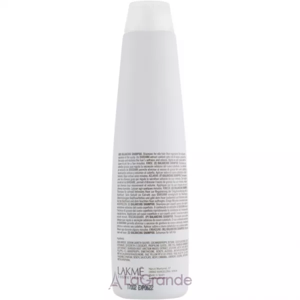Lakme K.Therapy Purifying Balancing Shampoo ������������� ������� ��� ������ �����