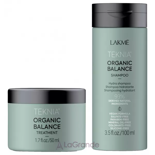 Lakme Teknia Organic Balance Travel Pack ���� ��� ������� (shm/100ml + mask/50ml)