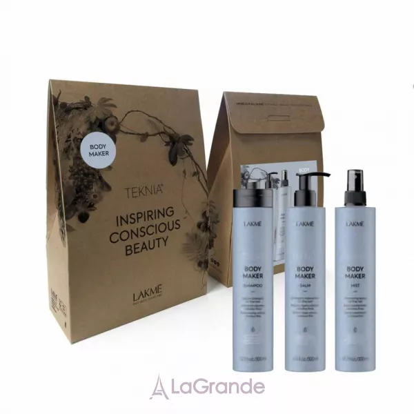 Lakme Teknia Retail Pack Body Maker ����� (shm/300ml + balm/300ml + spray/300ml)
