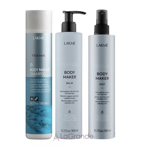 Lakme Teknia Retail Pack Body Maker ����� (shm/300ml + balm/300ml + spray/300ml)
